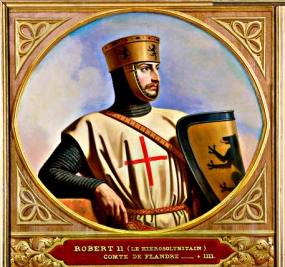 Roberto II. Conde de Flandes. Primera Cruzada