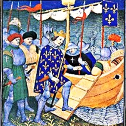 Hugo III de Chipre.  Rey de Chipre y de Jerusalén. Novena Cruzada